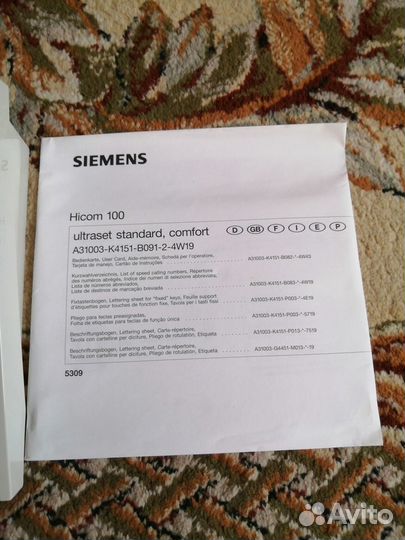 Системный телефон siemens