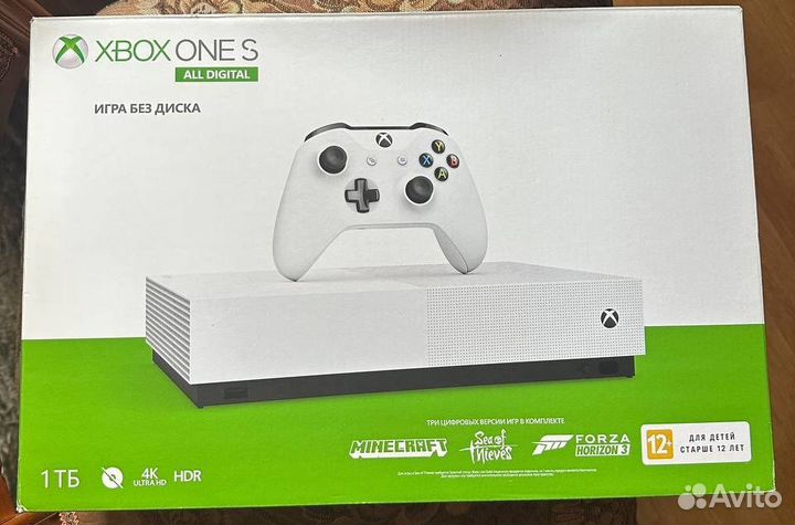 Xbox one s 1tb с играми