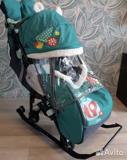 Детские санки коляска Nika kids