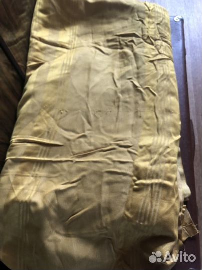 Отрез ткани и шторы СССР из сундука