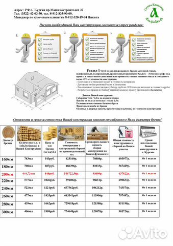 Бани из оцилиндрованного бревна. Проекты и цены