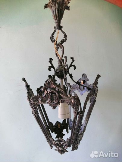 Бронза люстра ссср, винтаж
