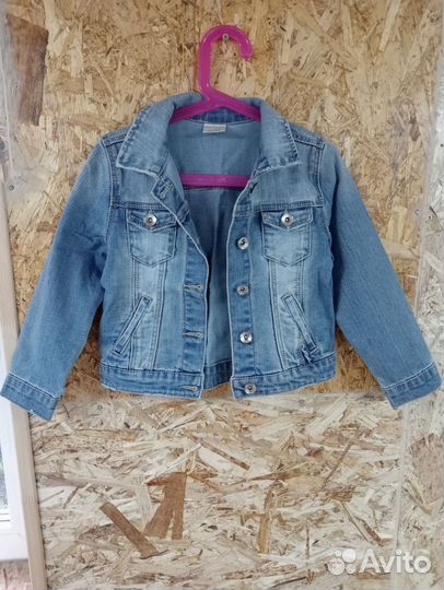 Джинсовая куртка для девочки zara