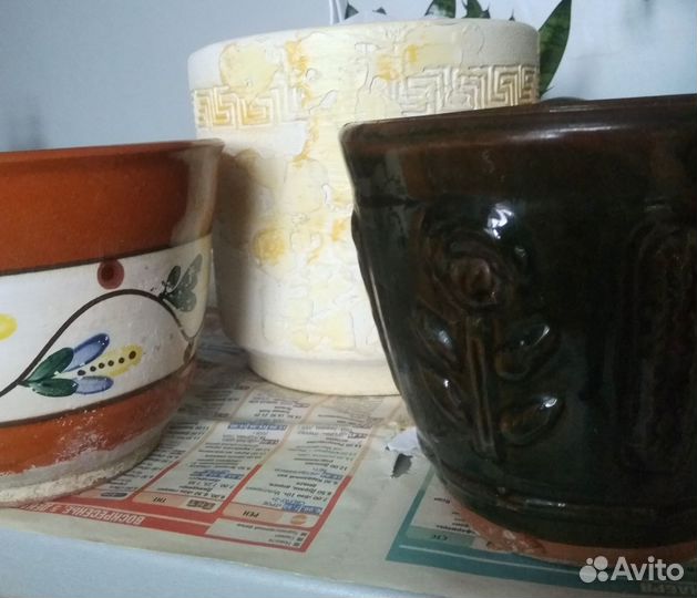 Цветочные горшки керамика