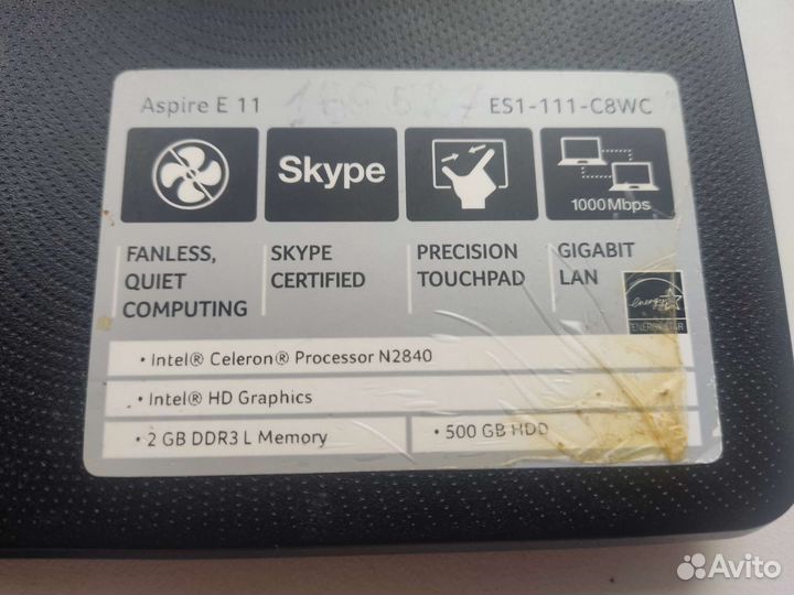 Ноутбук acer aspire e11