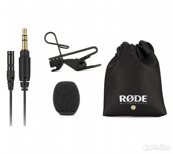 Микрофон петличный Rode Lavalier Go, черный