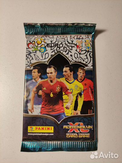 10 пакетов panini Евро 2012 Adrenalyn XL(карточки)