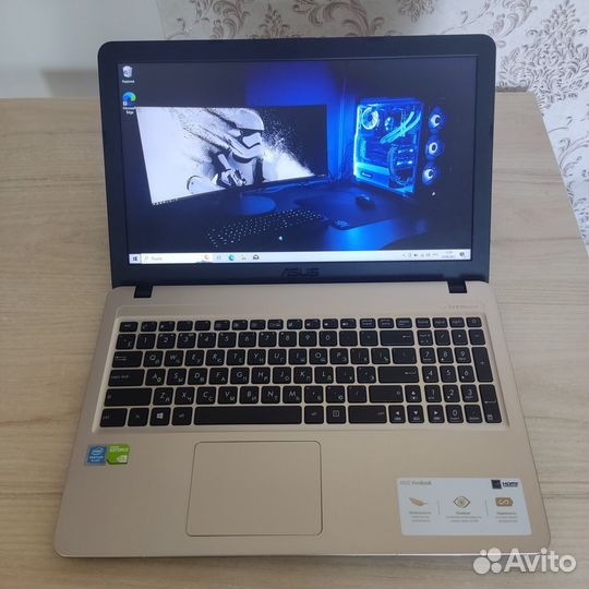 Мощный,игровой Asus,4 ядра,SSD 240,Geforce MX110