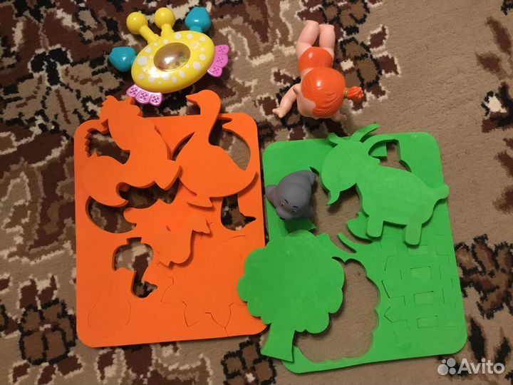 Игрушки пакетом от 0