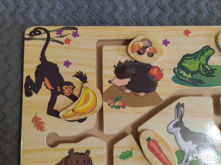 Игрушка деревянный пазл, игрушки