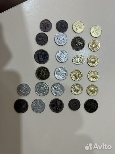 Золотые монеты магнит
