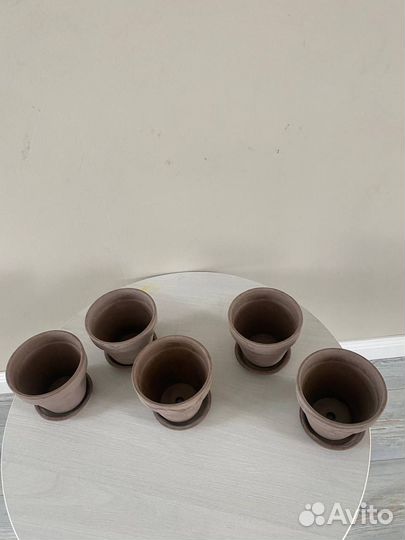 Глиняное кашпо