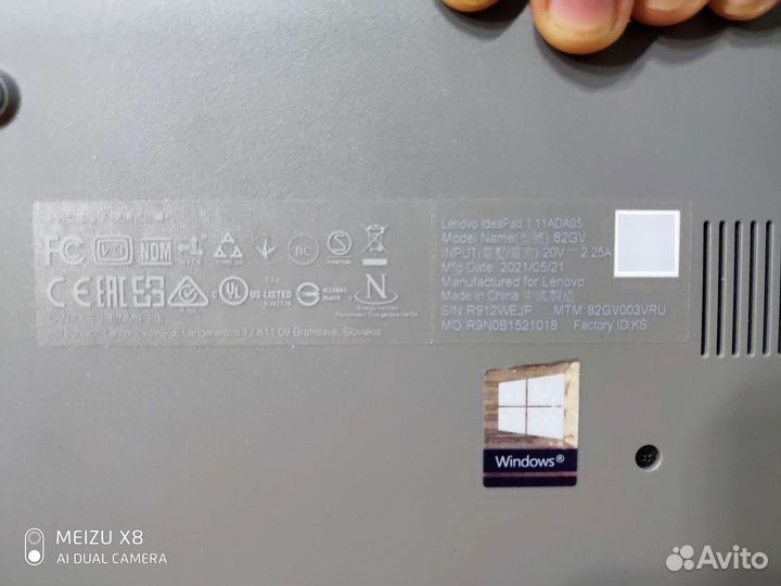 Ноутбук Lenovo 11ada05