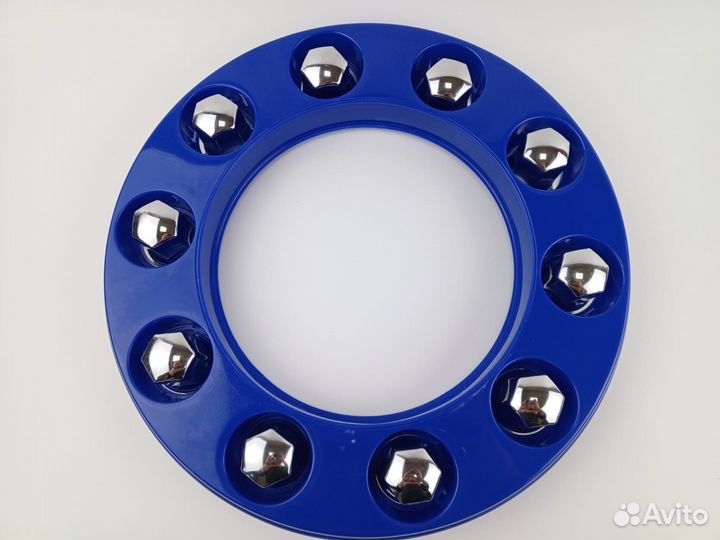 Колпаки с колпачками хром (к-т на 2 колеса)