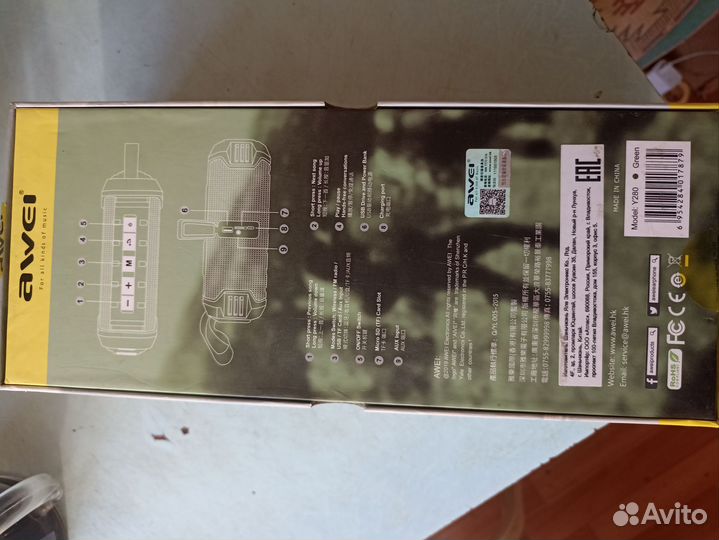 Портативная колонка bluetooth Awei Y280