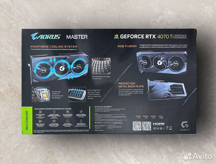 Gigabyte Aorus RTX 4070 Ti super master 16 Gb