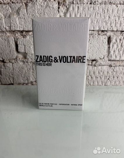Zadig voltaire this is her 100 мл