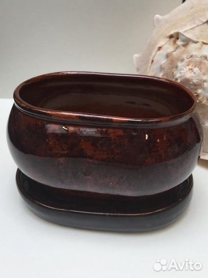 Горшок керамический для цветов