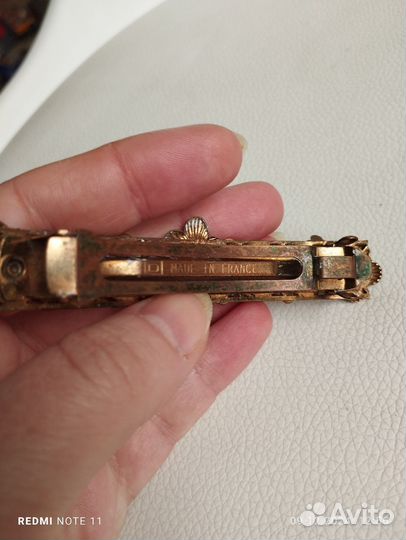 Винтажная Заколка автомат франция