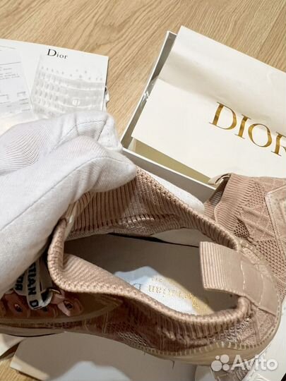 Dior высокие кроссовки Lux