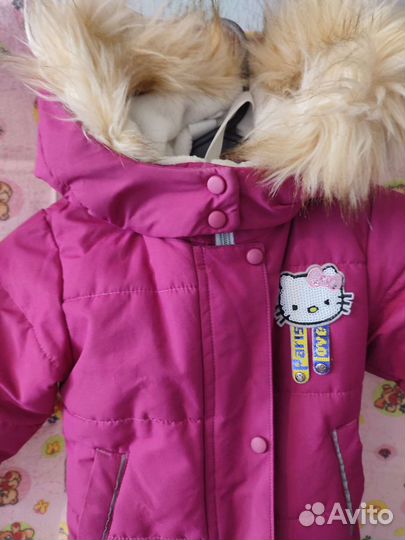 Зимний комбинезон для девочки до 92