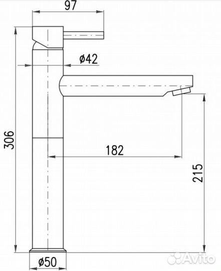 Смеситель для раковины Rav Slezak SE930.5cmat