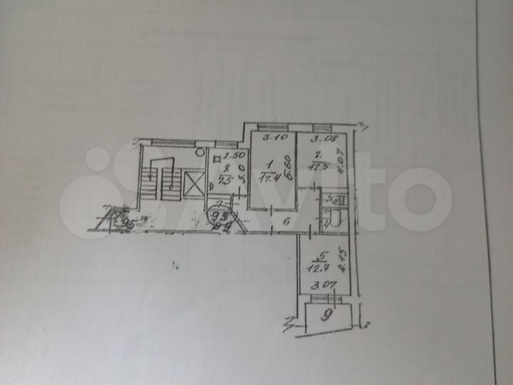 3-к. квартира, 65 м², 4/10 эт.