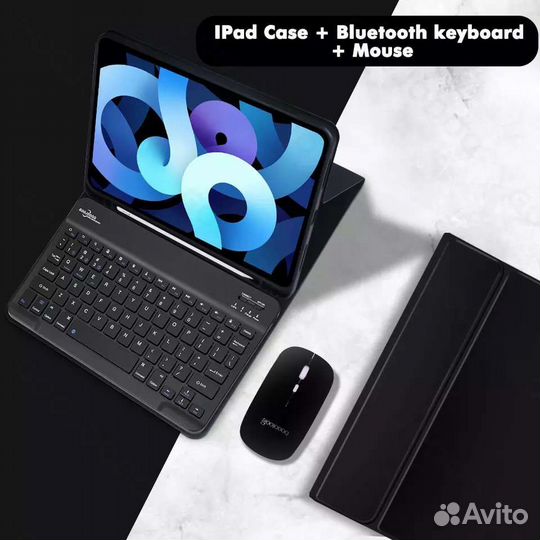 Чехол iPad 10.2 с клавиатурой и мышкой