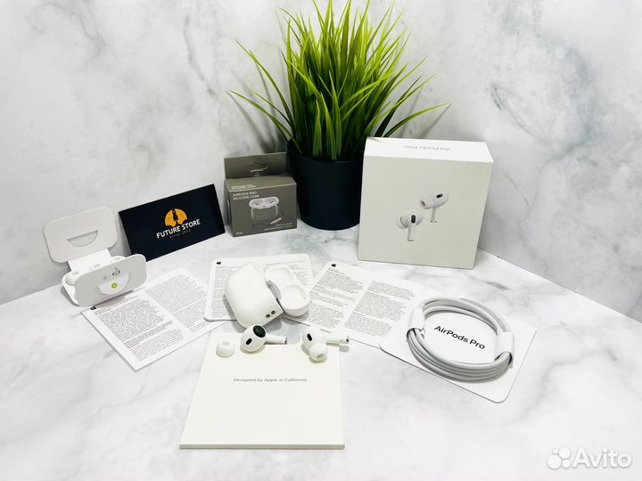 Airpods pro 2 поколения (гарантия, доставка)