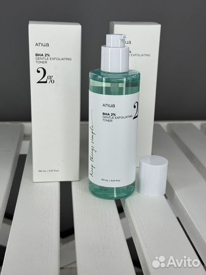 Мягкий отшелушивающий тонер Anua BHA 2% Gentle