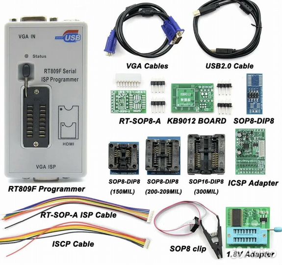 Tl866ii / RT809F программаторы