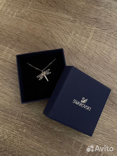 Swarovski колье стрекоза