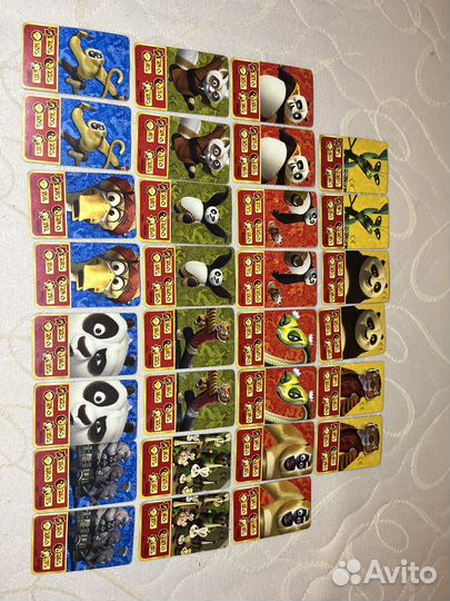 Карточки кунг фу панда