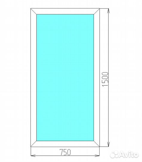 Окна пластиковые не б/у