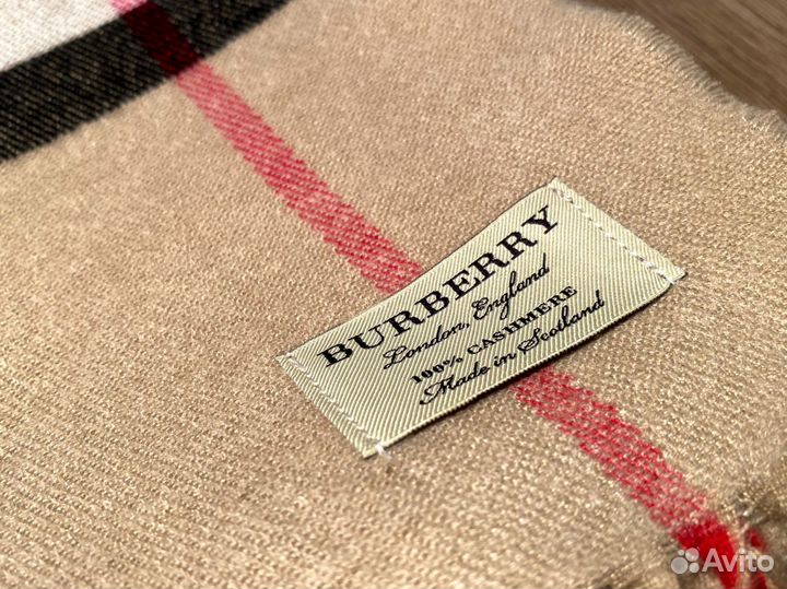 Шарф burberry кашемир