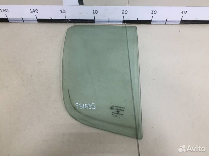 Стекло двери задней правой форточка Renault Sandero 2009-2014