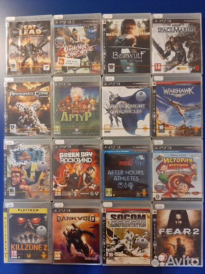 Диски на playstation 3 в пленке