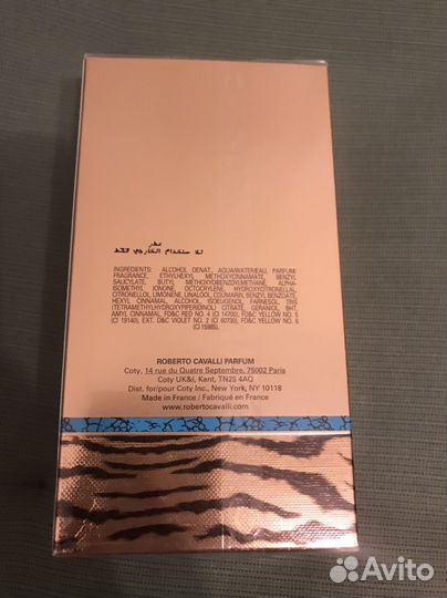 Духи Roberto Cavalli eau DE parfum Новые Оригинал