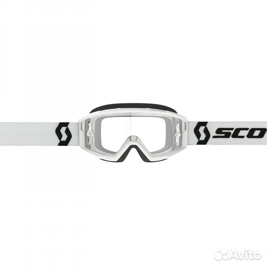 Очки кроссовые scott Primal clear white clear work