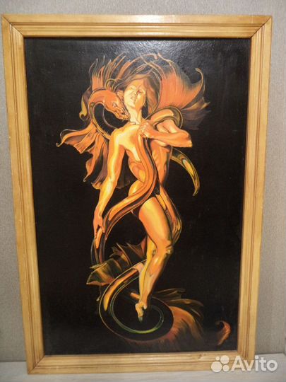 Картина Фэнтези копия работы Джули Белл Julie Bell