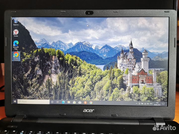 Мощный ноутбук Acer E5-521G-88VM, SSD диск