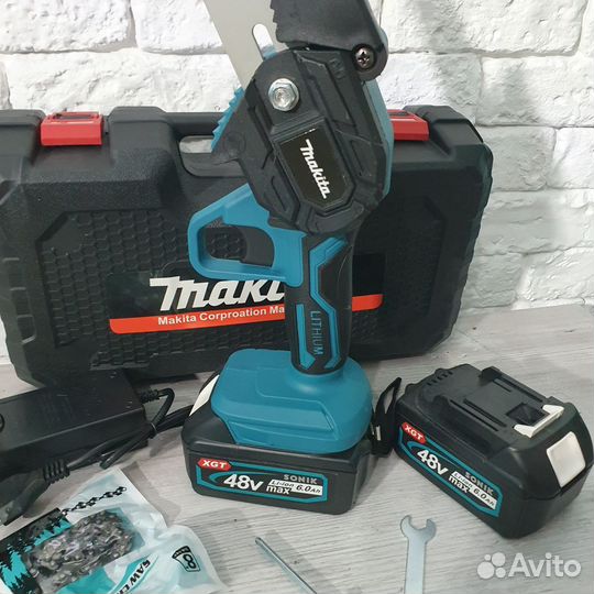 Сучкорез аккумуляторный мини пила makita