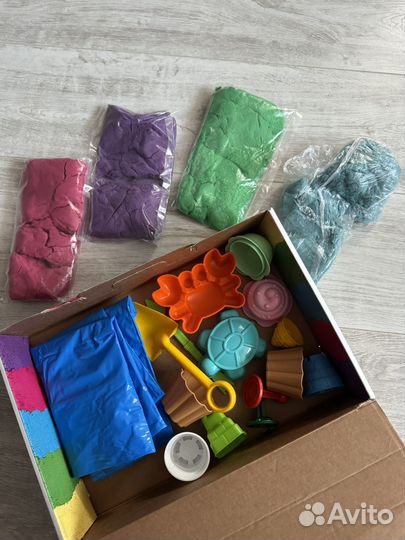 Песочница,умный песок с формочками