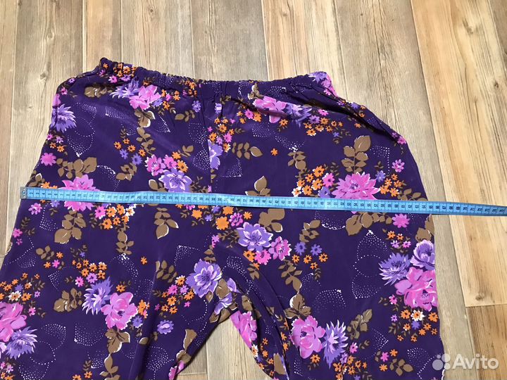 Брюки женские из крепдешина СССР52-54 новые