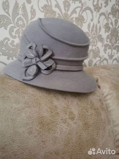 Шляпа фетровая женская