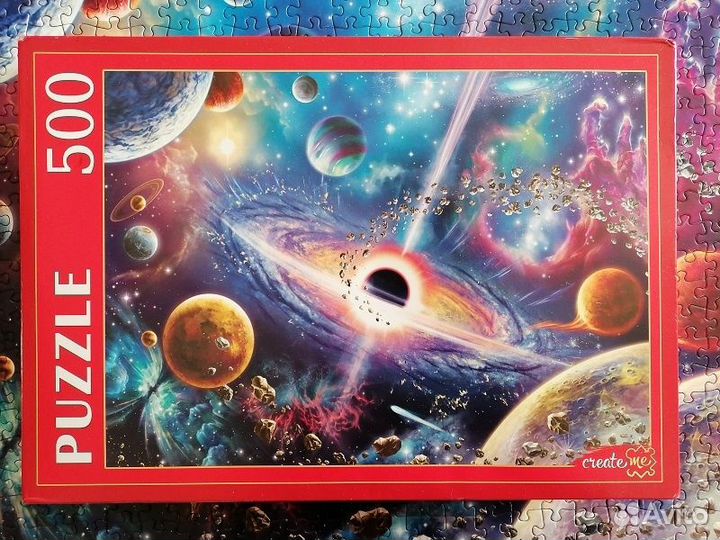 Пазлы б/у разные, 500 -1000 деталей