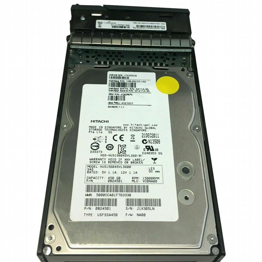 [X411A-R5] Жесткий Диск Netapp 450gb X411a-R6 Sas X411a-R5