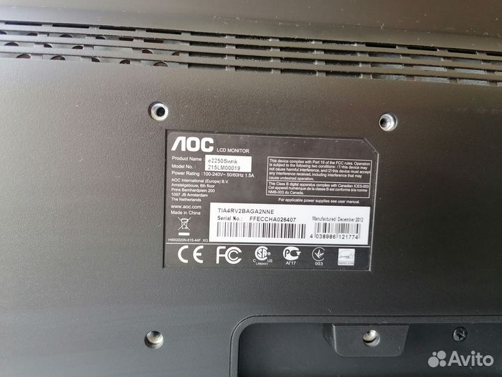 Монитор AOC 21'5