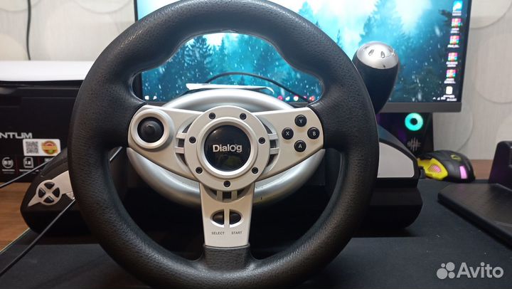 Игровой руль Dialog GW-255VR CyberPilot