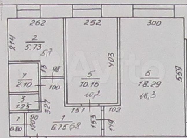 2-к. квартира, 45,1 м², 5/9 эт.